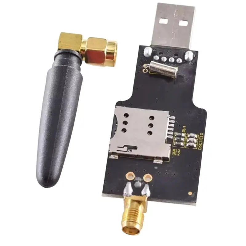 Фото Четырехдиапазонный GSM GPRS-модуль SIM800 SIM800C с USB-разъемом для SIM-карты для беспроводной Bluetooth-совместимой SMS-связи со встроенной антенной №3