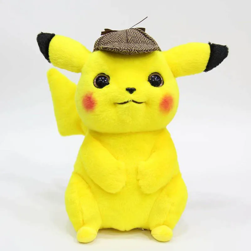 

Pokemon Detective Pikachu Plush Doll Toy High Quality Cute Anime Pikachu Plush Toys Cartoon Peluche Pikachu Doll Children's Gift