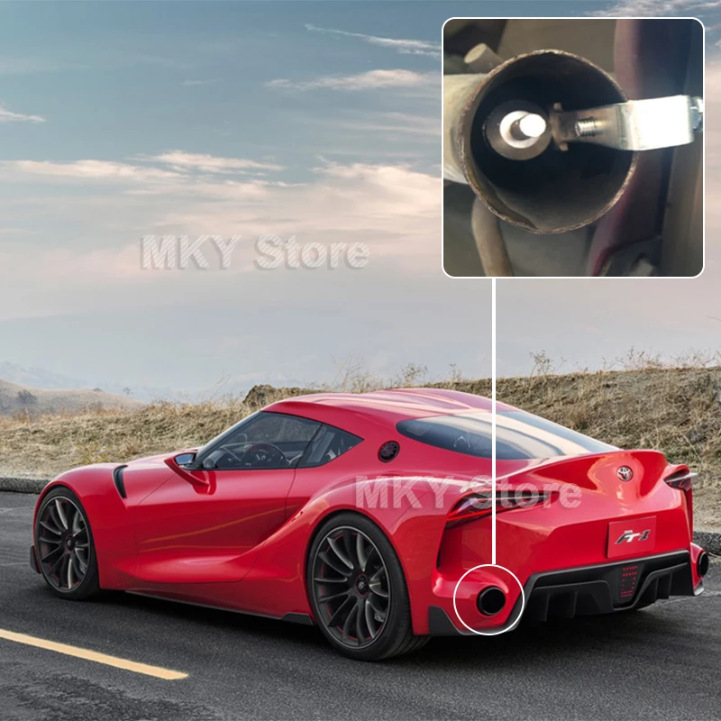 Симулятор свисток выхлопных газов поддельный турбо труба звуковой глушитель