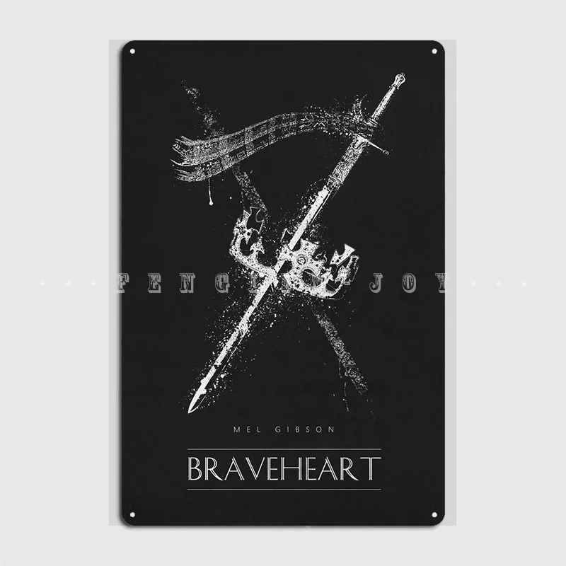 

Braveheart металлический плакат для кинотеатра, Забавный кинотеатр, кухонные плакаты со знаком