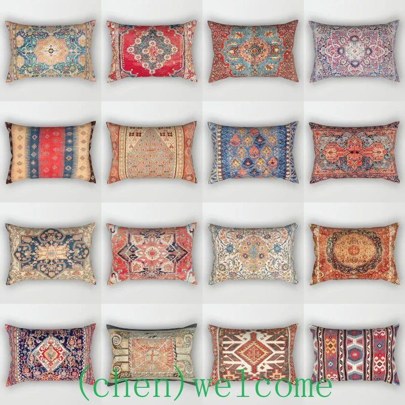 

Прямоугольная подушка для дивана, планшетофон, подушка в стиле бохо, наволочки для улицы, 30*50 см