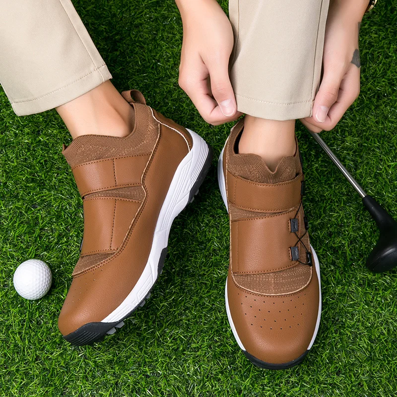 New Golf Shoes Men's Comfortable Golf Shoes Outdoor Fitness Golf Antiskid Shoes Size 36-46