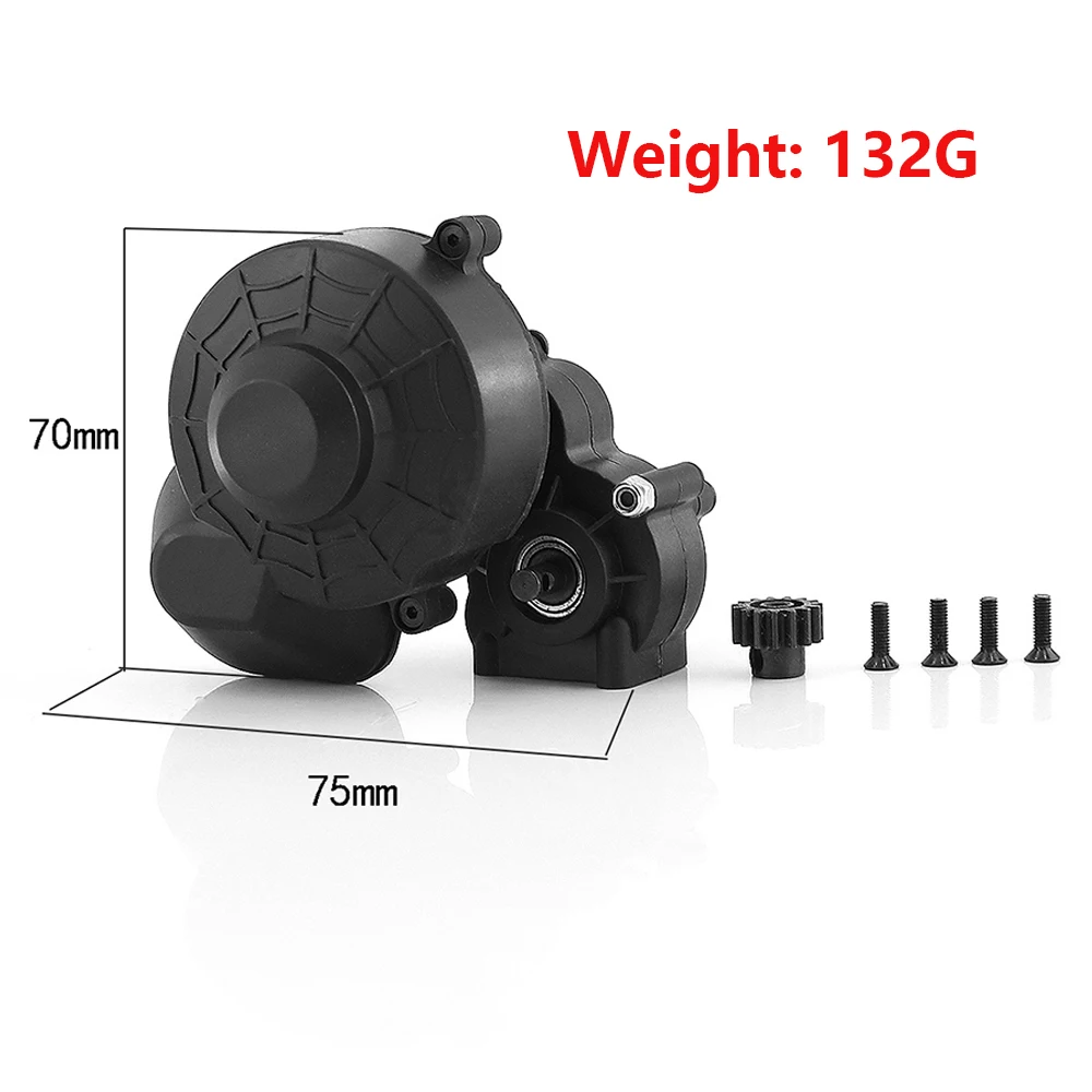 

Коробка передач пластиковая с коробкой передач для радиоуправляемого гусеничного автомобиля 1/10 Axial SCX10 II 90046, детали для обновления