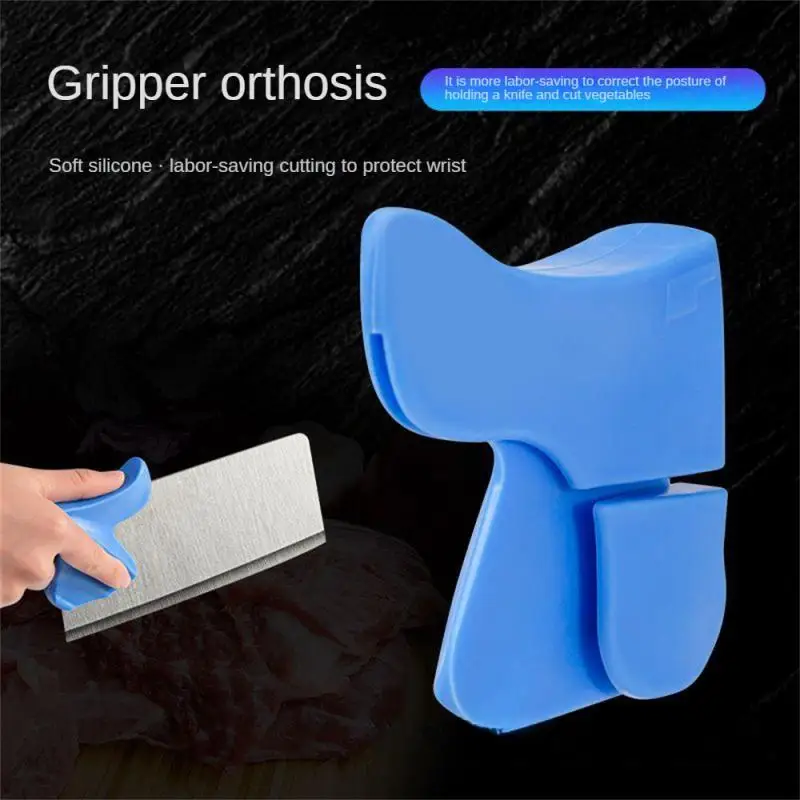 

2023 Knife Back Guard Hand Cutting Aid Holding Knife Corrector Protective Cover Knife Handle Set Silicone Back Pad Hand Guard