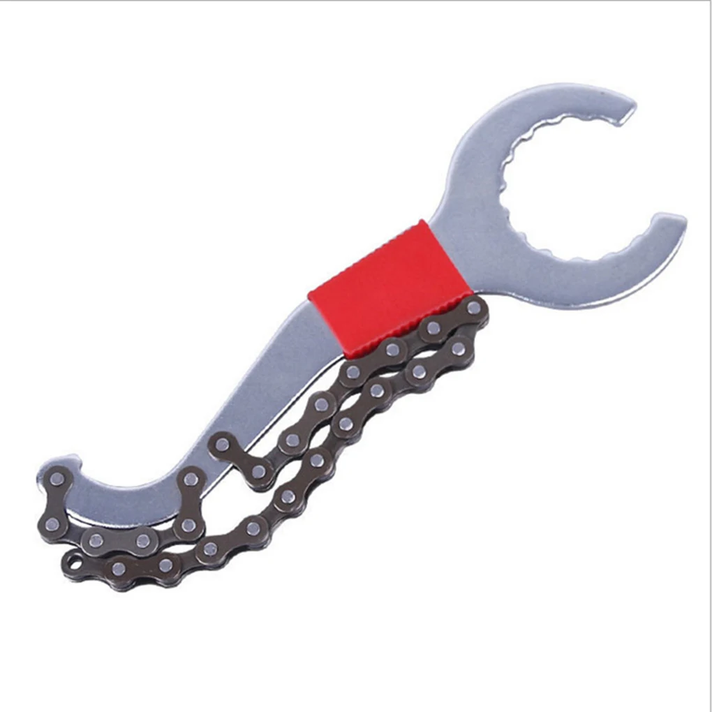 

Bicycle Chain Wrench Whip Bottom Bracket Freewheel Wrench Multifunctional Bicycle Accessories MTB Road Bike Repair Remover Tool
