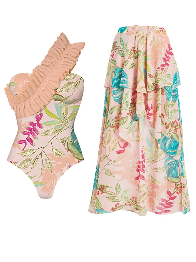 Рисунок 4 - Женская пляжная одежда с ботаническим принтом