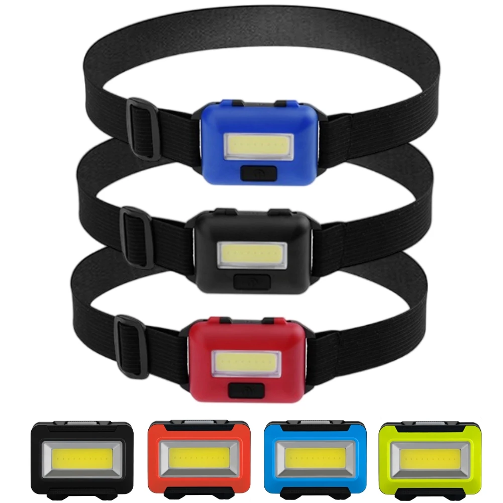 

Mini COB LED Headlight Flashlight Waterproof Head Lamp Flashlight 3 Modes Torch Lamp For Outdoor Camping Night Fishing
