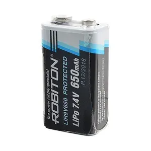 Аккумулятор защищенный ROBITON LIR9V650