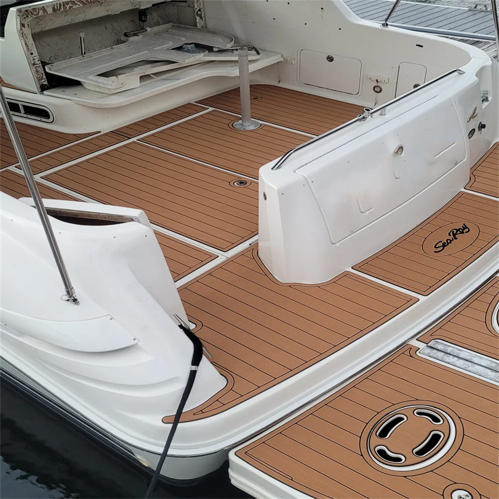 1998 Sea Ray Sundancer 370 Платформа для плавания Кокпита Pad Лодка EVA Напольный коврик из
