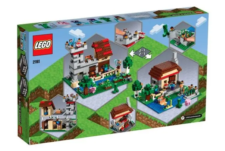 Конструктор Lego minecraft 21161 Ремесленная коробка подарок на день рождения игрушки