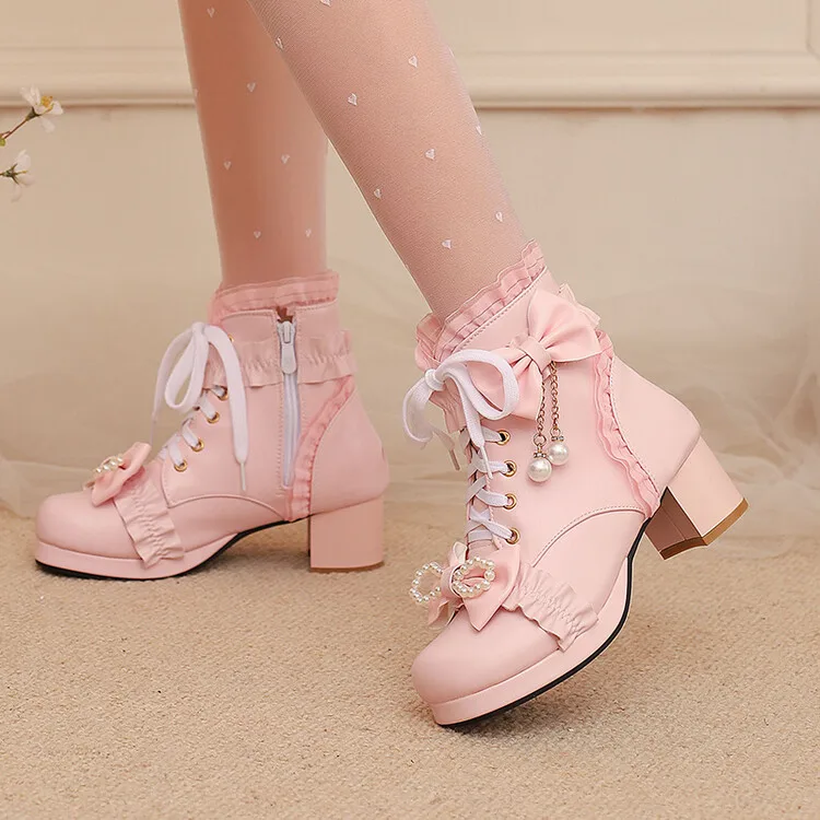 Женские ботинки на среднем каблуке зимняя обувь молнии Дамские кожаные