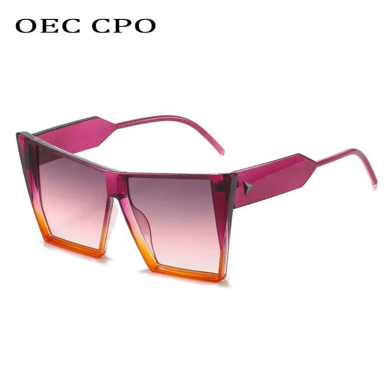 

OEC CPO Vintage Fashion Sunglasses Men Women 2023 New in Square Eyewear Female Shades Gradient Lens Sun Glasses Goggle UV400