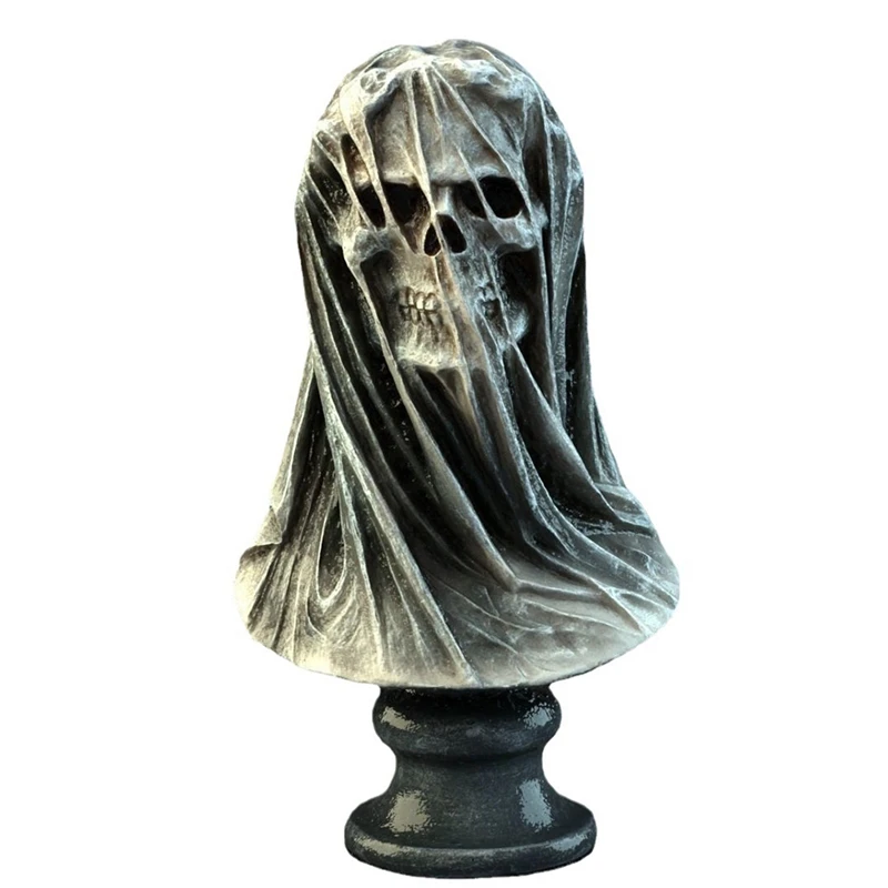 

Вуаль смерти череп домашняя интерьерная искусство настольное украшение Хэллоуин полимерные изделия