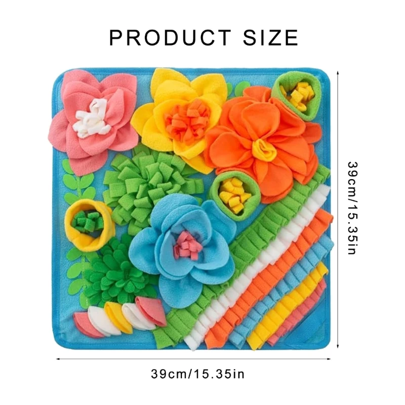 Коврик-пазл для собак коврик медленного кормления навык скуки подушка нюханья