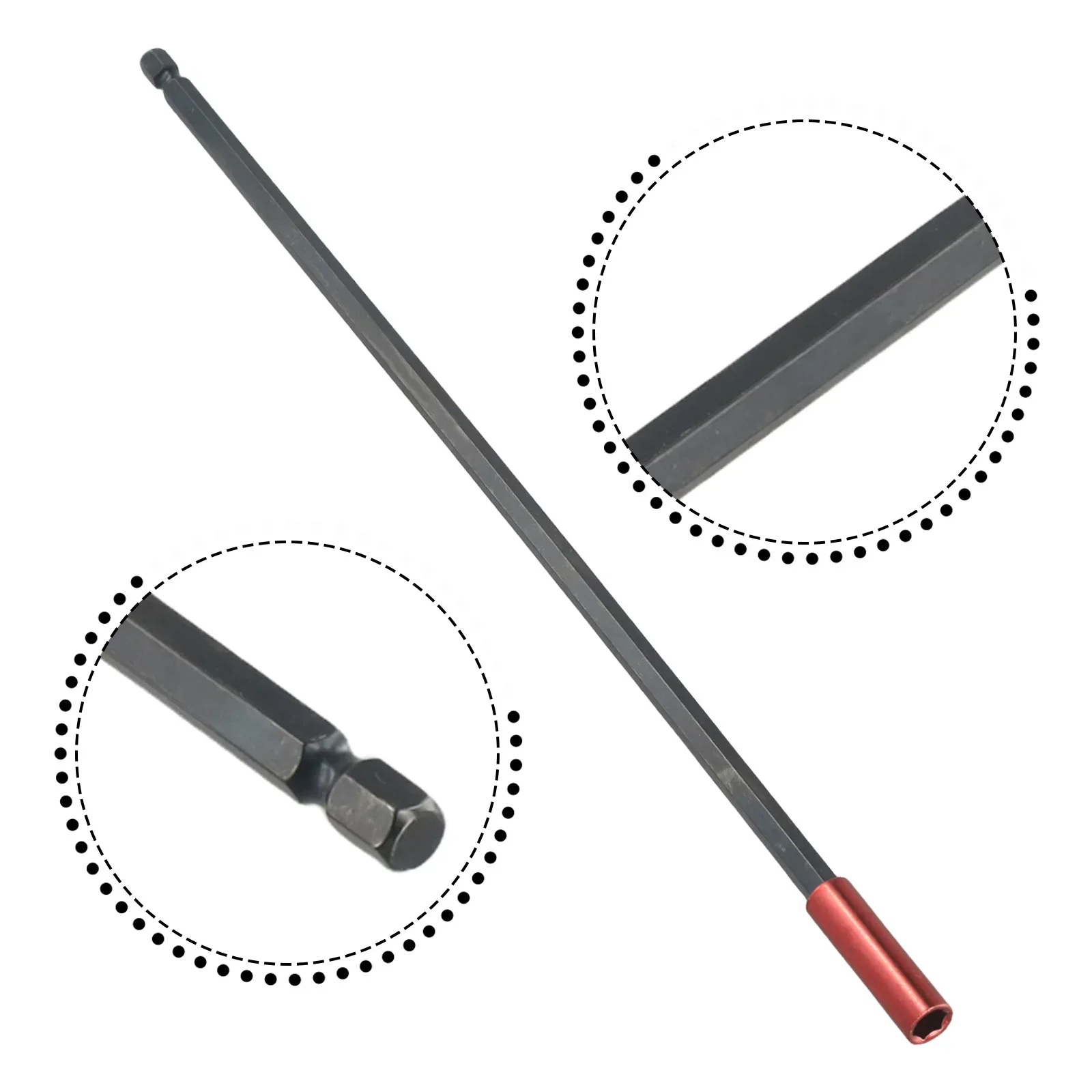 1 шт. удлинитель для винтовых бит 1/4 шестигранный хвостовик быстроразъемная