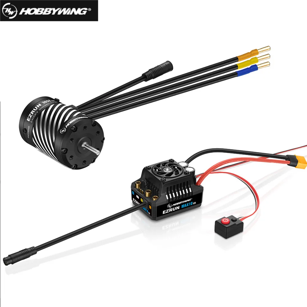 Hobbywing EzRun MAX10 G2 80A/140A Водонепроницаемый бесщеточный ESC с турбоиндуктивным