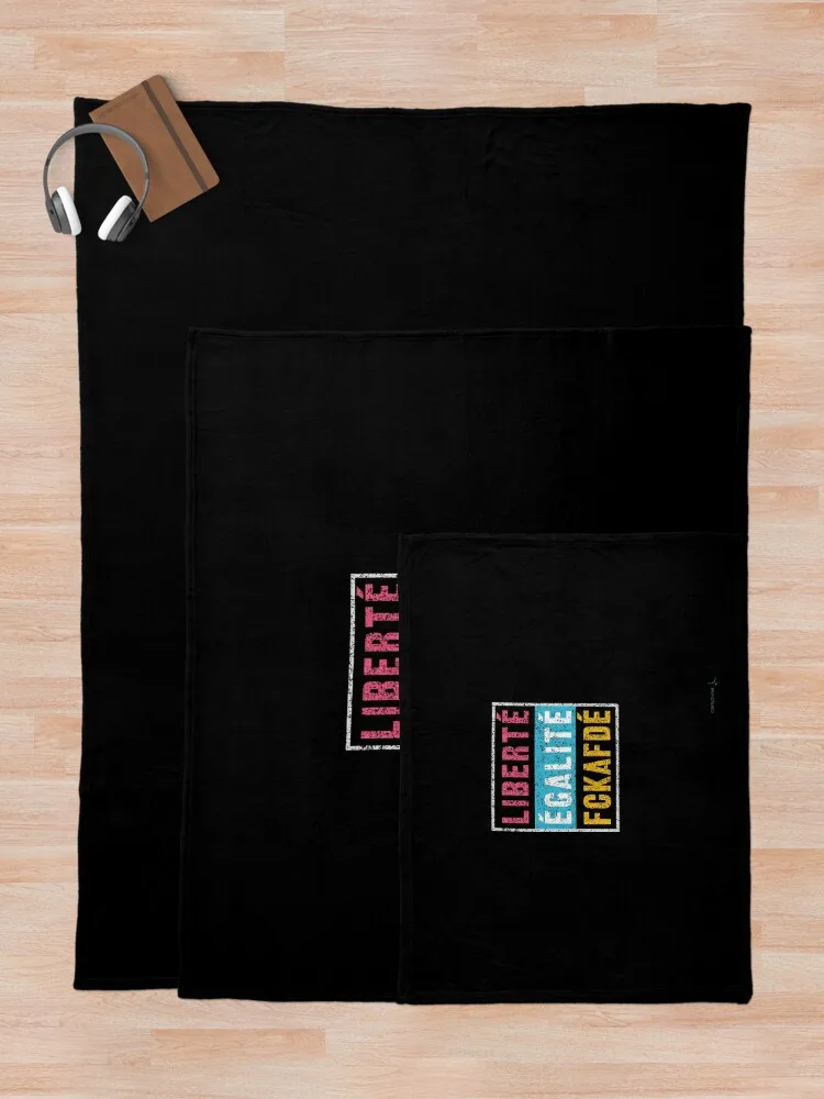 LIBERTé éGALITé FCKAFDé Плед для дивана Тяжелые очень большие пледы