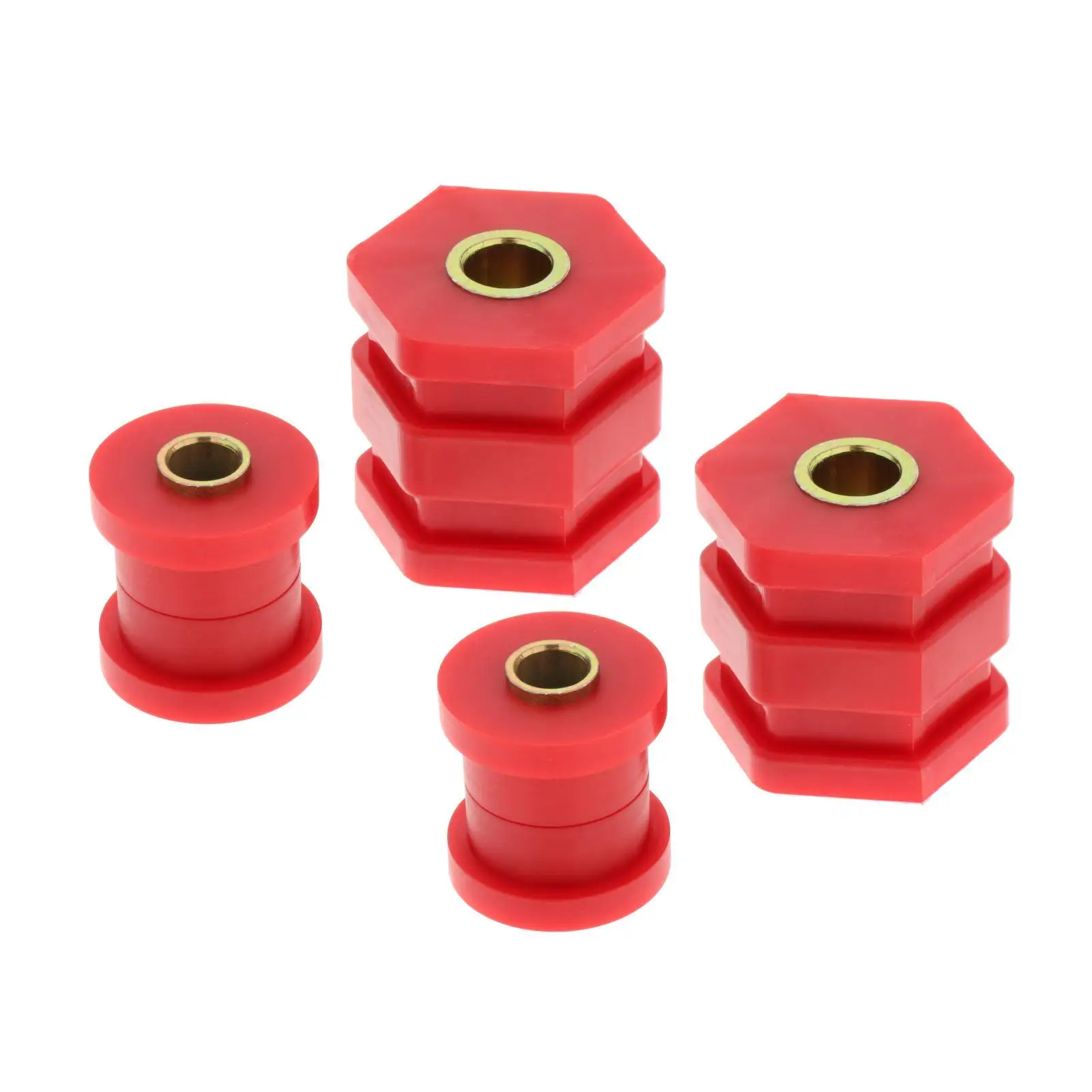 

Red Front Lower Control Arm Bushing Set for Honda Civic 96-00, Spare Parts