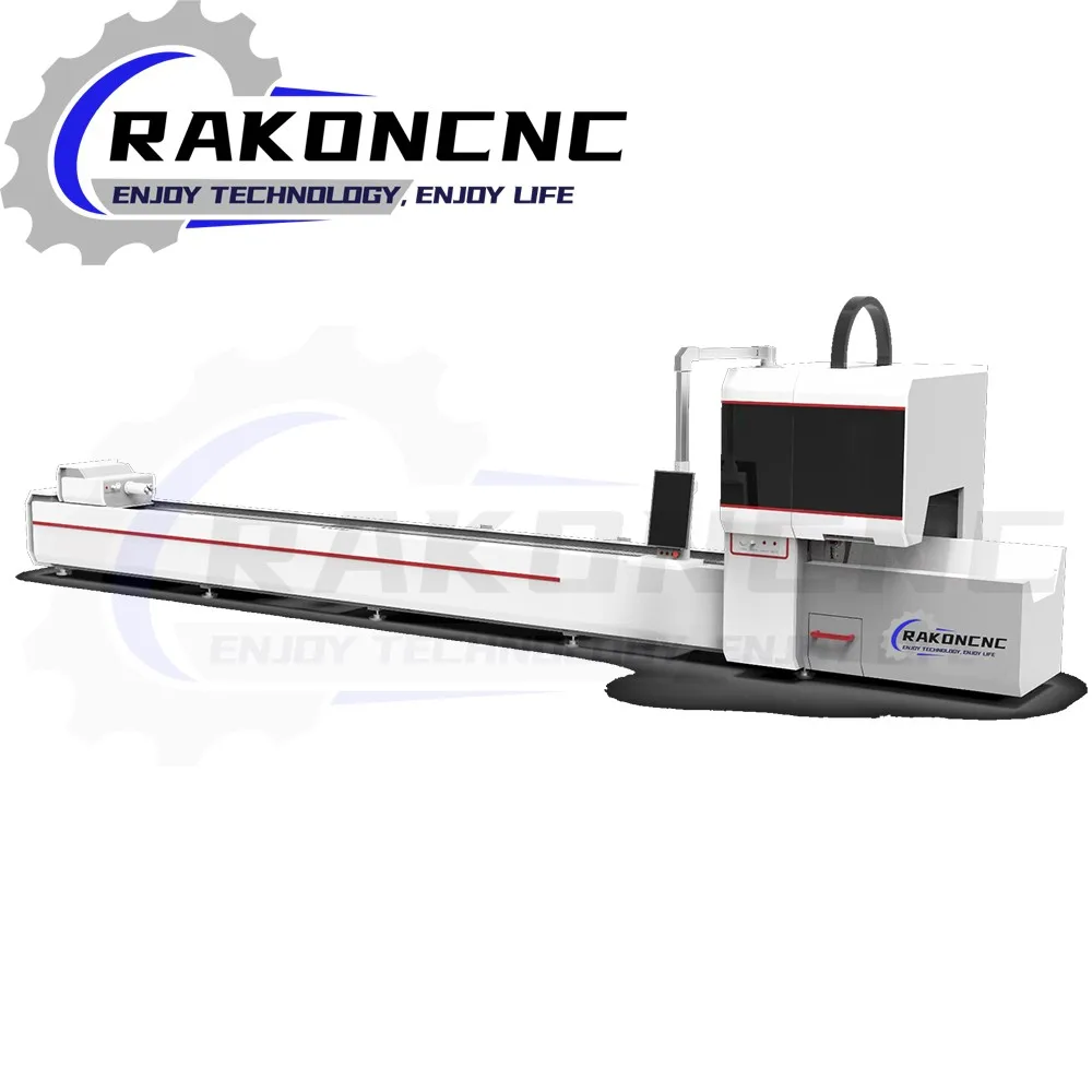 Metal Pipe Tube Cutter 1500W CNC Fiber Laser Cutting Machine