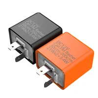 electronic led flasher relay 12v 2 pin speed adjustable led turn signal flasher relay fix for motorcycle turn signal indicator