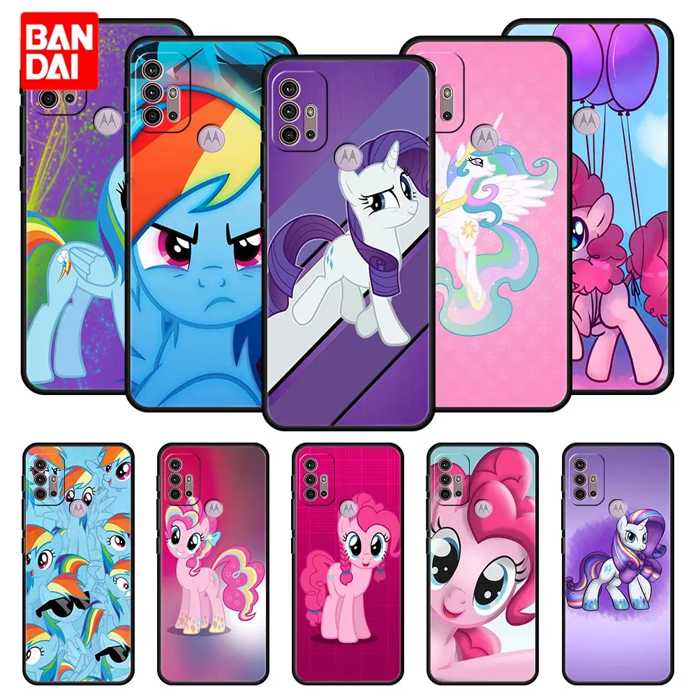 

Cover Case for Motorola Moto G30 G50 G60 G8 G9 G200 G31 G60s Power Plus Play Lite Soft Fashion Anime Cartoon My Little Pony