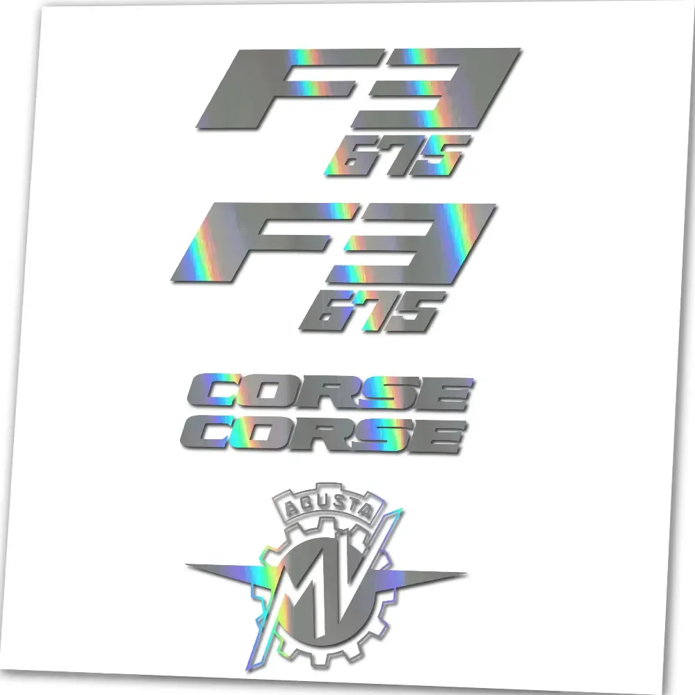 

Комплект совместимого мотоцикла для MV Agusta, виниловая наклейка F3 675, наклейка, наклейка с машинной резкой