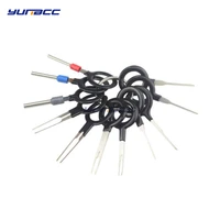 11pcs auto terminal removal tool car plug wire harness terminal extraction pick connector crimp pin back needle remove tool