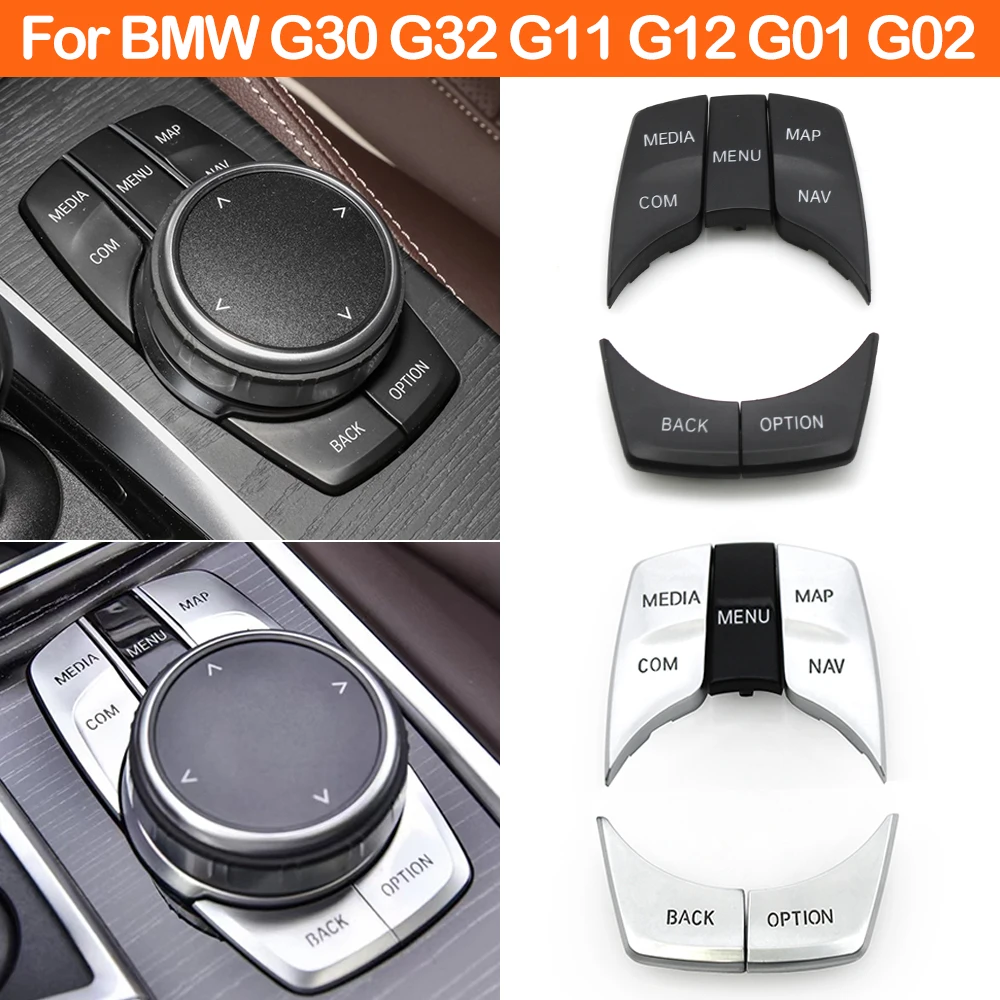 Фото Замена накладки кнопки управления мультимедиа CIC IDrive для BMW G30 G31 G32 G01 G02 F97 F98 2016-2024 №1