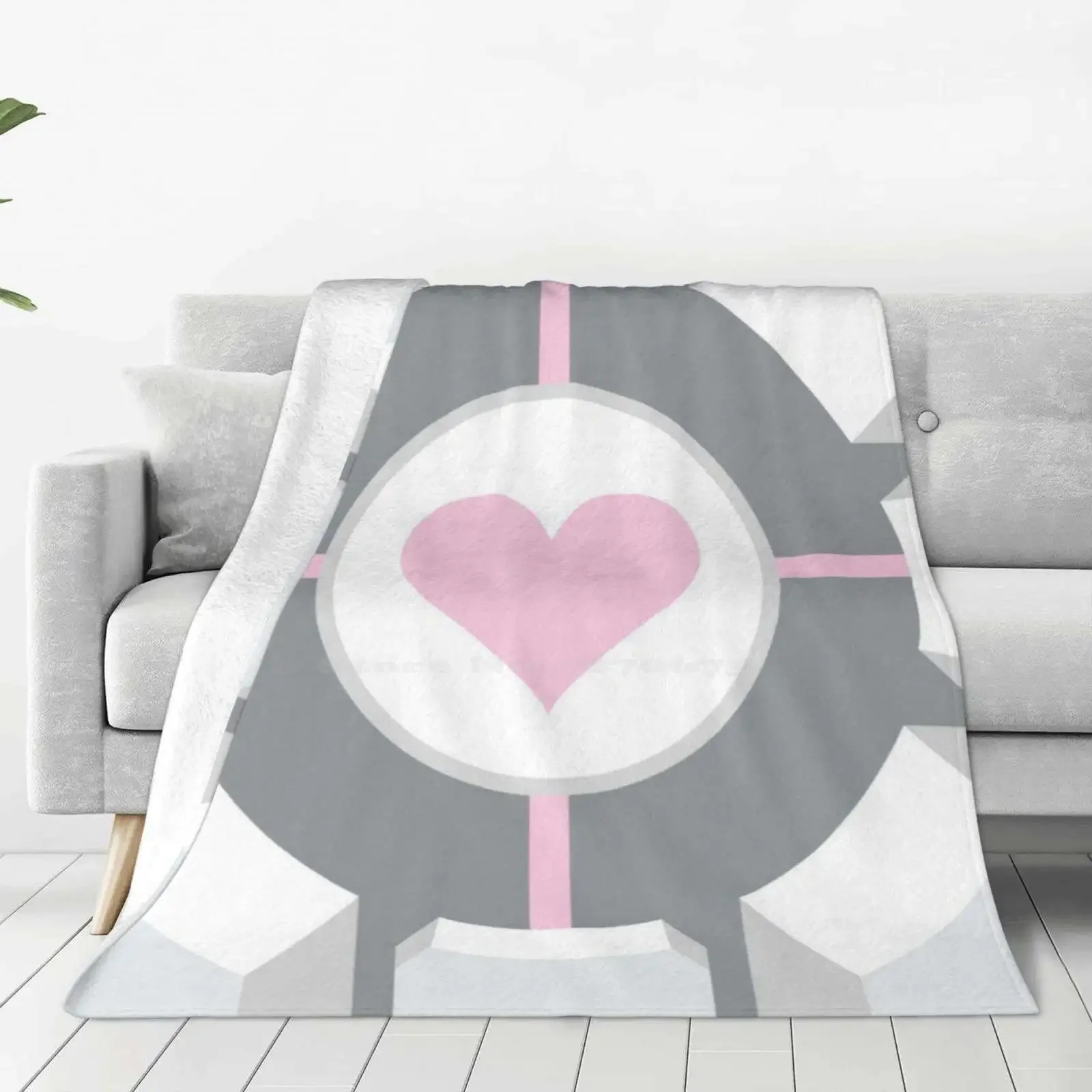 Креативный Дизайн Фланелевое Одеяло С 2/3 Портами Тема Cube Chell Теплый Портативный