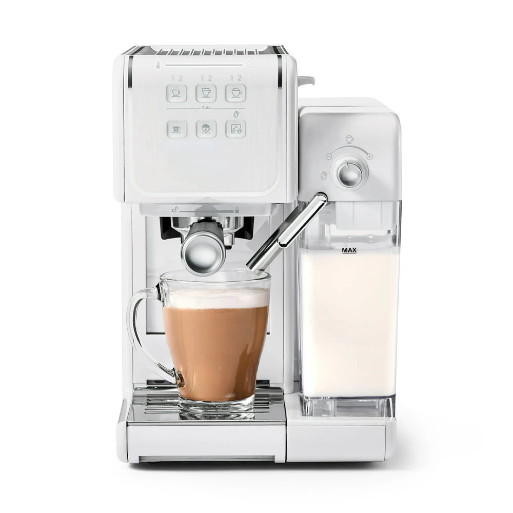 

One- CoffeeHouse Espresso, Cappuccino, and Latte Maker, White