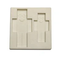 robot fondant silicone mold biscuit chocolate mould ultra light clay mold diy cake decoration silicone molds