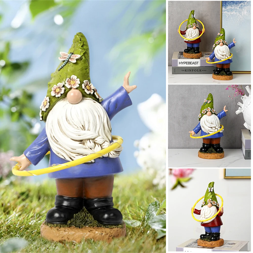 

Luminous Elf Statue And Sculpture Resin Figure Ornament Garden Outdoor Decoration Creative Craft Villa