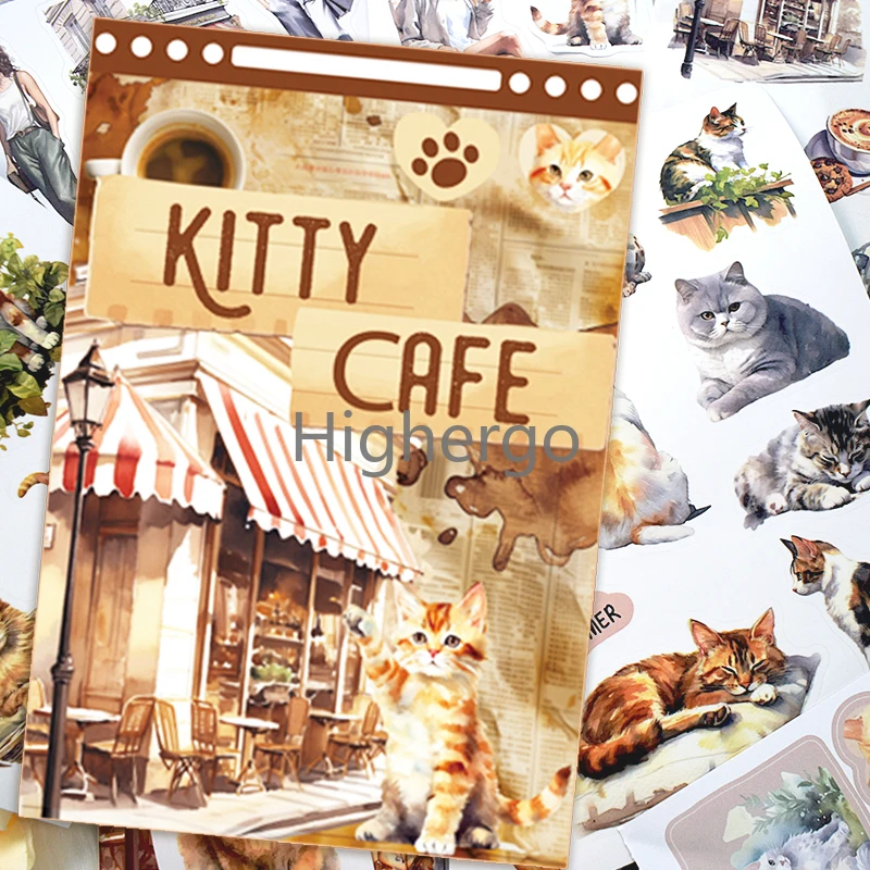 20 листов книжка-наклейка в виде кошки