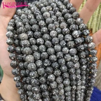 high quality natural multicolor sesame stone smooth round shape loose spacer beads 6810mm diy gem handmade jewelry 38cm sk162