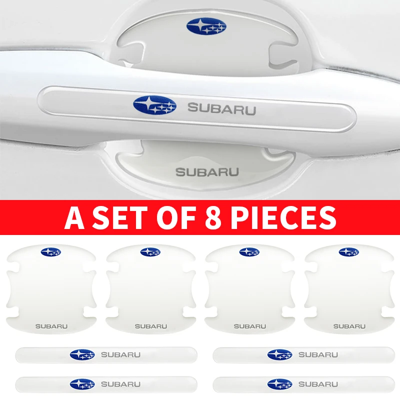 

Car Door Handle Bowl Scratch Protective Invisible Transparent Stickers Strip For Subaru Forester Impreza Legacy Outback STI BRZ