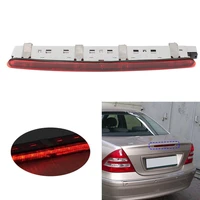 car rear stop tail lamp third brake light 2038201456 fit for mercedes benz w203 2000 2007 rear trunk replacement red led lights