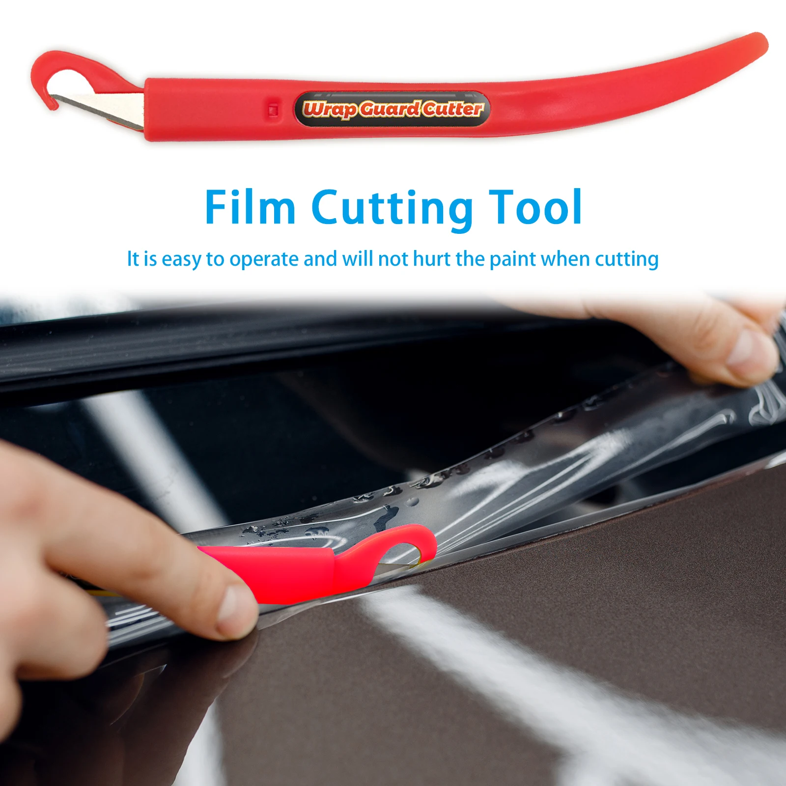 FOSHIO 2 шт. углеродная пленка виниловая защитная резак нож для обертывания