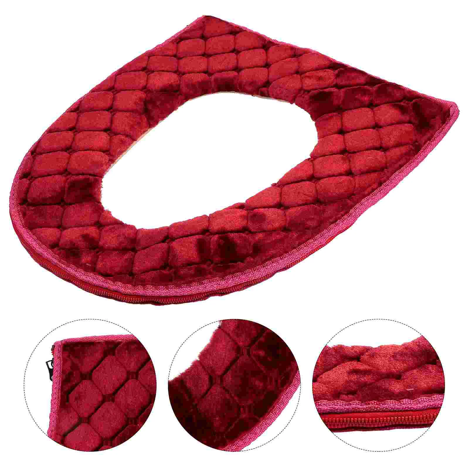 

Toilet Cover Universal Toilet Cover Zippered Pillow Protector Commode Liners Potty Cover Universal Toilet Cover Toilet Warmer