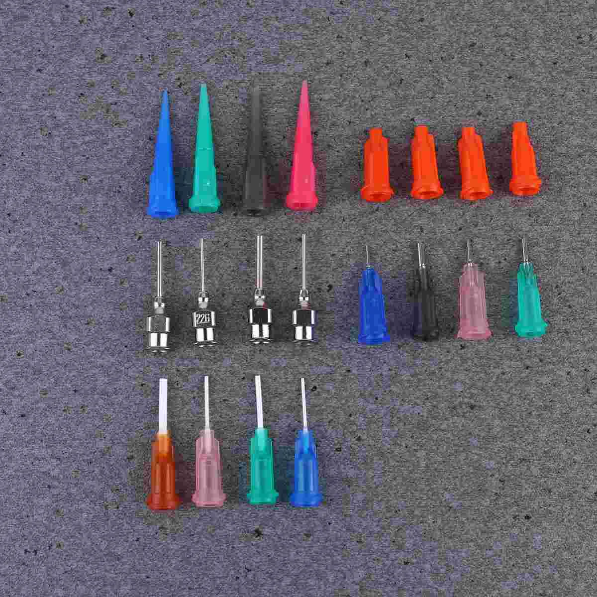 

Kit Henna Bottle Needlesbottles Tool Cap Mouth Empty Set Applicator End Needle Fashionaccessories