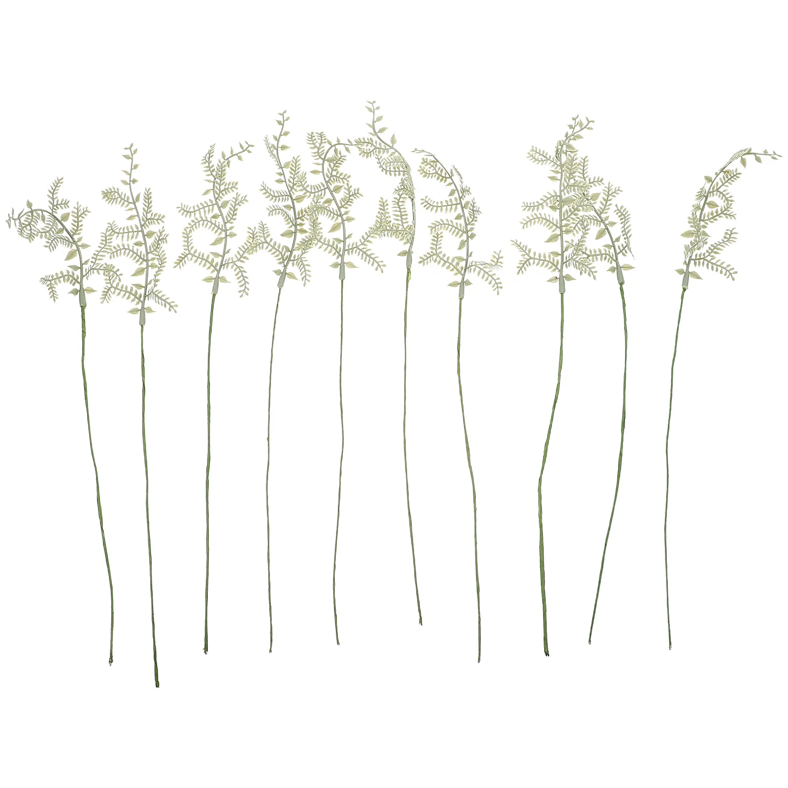 10 шт. искусственные растения украшения стебли зелени венок изготовление листьев