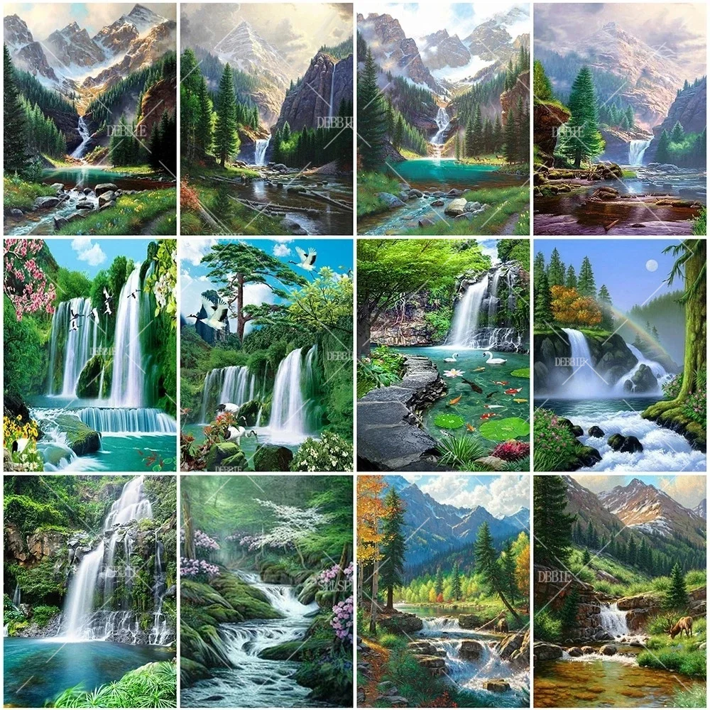 

5D Diy Diamond Painting Embroidery Mosaic Cross Stitch of Rhinestone Home Decoration Landscape Plant Wall Art Picture