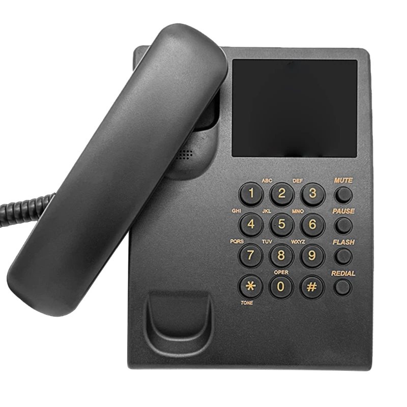 Проводной стационарный телефон Стационарный настольный с шумоподавлением Вызов