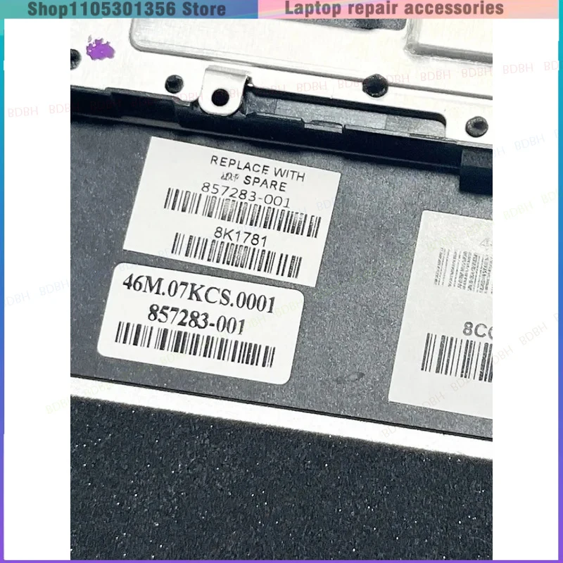 Фото Новый верхний корпус (палмрест) с клавиатурой для ноутбуков ENVY X360 15-AQ, M6-AQ, 15T-AR, TPN-W119, артикул 857283-001, на замену №3