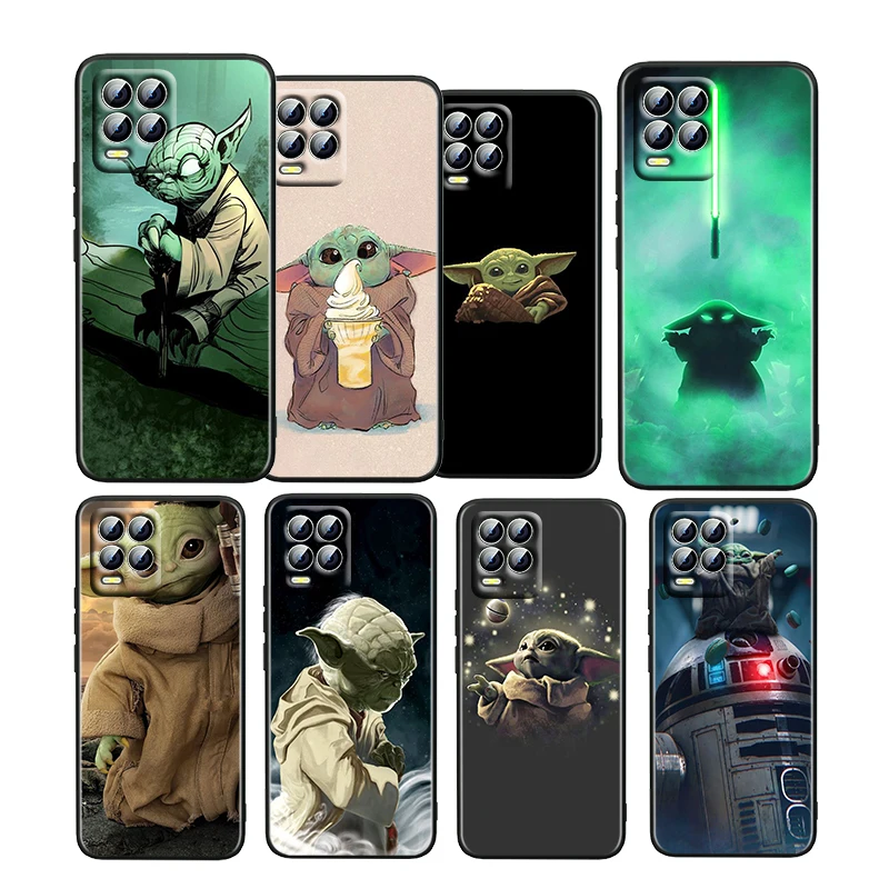 

Lightsaber Star Wars Yoda For OPPO Realme GT Neo Master Edition 9i 8 7 Pro C21S Narzo 30 TPU Soft Silicone Black Phone Case Capa