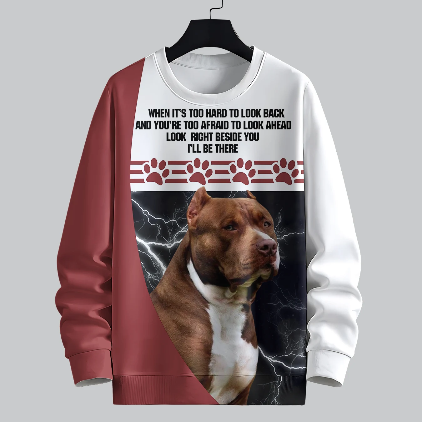 Свитшот MSIEESO мужской/женский лонгслив с принтом круглый вырез длинным рукавом