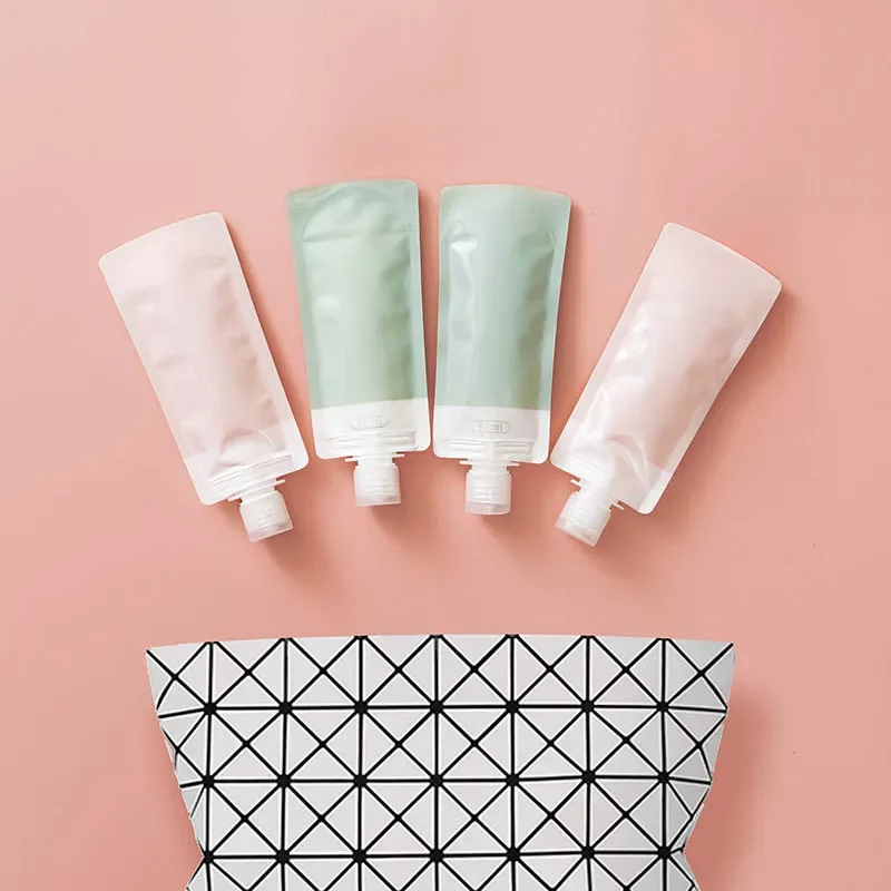 

Plastic Travel Supplies Lotion Separating Storage Bag Portable Leak-proof Shower Shampoo Bottle Makeup Container Mini 2Pcs