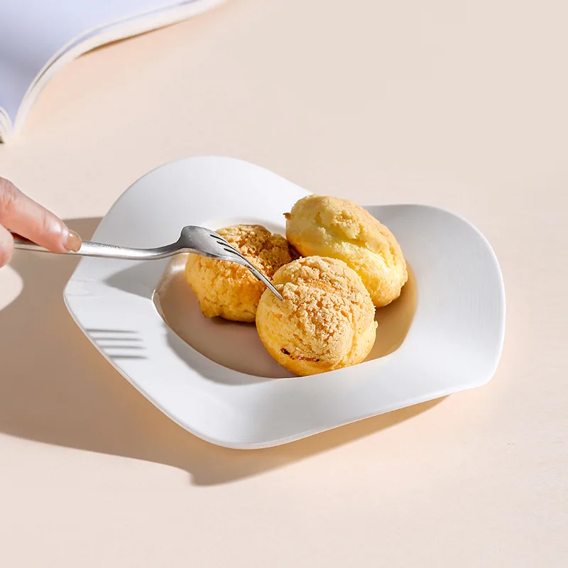 

White Ceramic Tableware Set of Plates Salad Plates for Food Luminarc Large Plate Kitchen Bowls Glass Blue Salad Bowl Dishes Bar