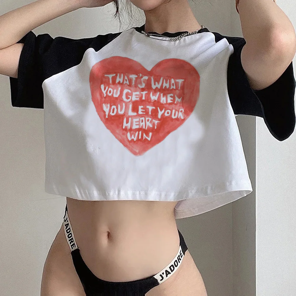 

Y2k Fairy Emo 2000s korean fashion crop top Female korean fashion cute streetwear crop top