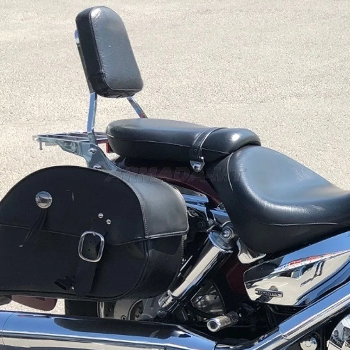 Фото Для мотоциклов Honda VTX 1300R, VTX1800R, VTX 1800S, 1300S, VTX1800N, VTX1300N: задняя спинка, багажник, подушка для пассажира. №1
