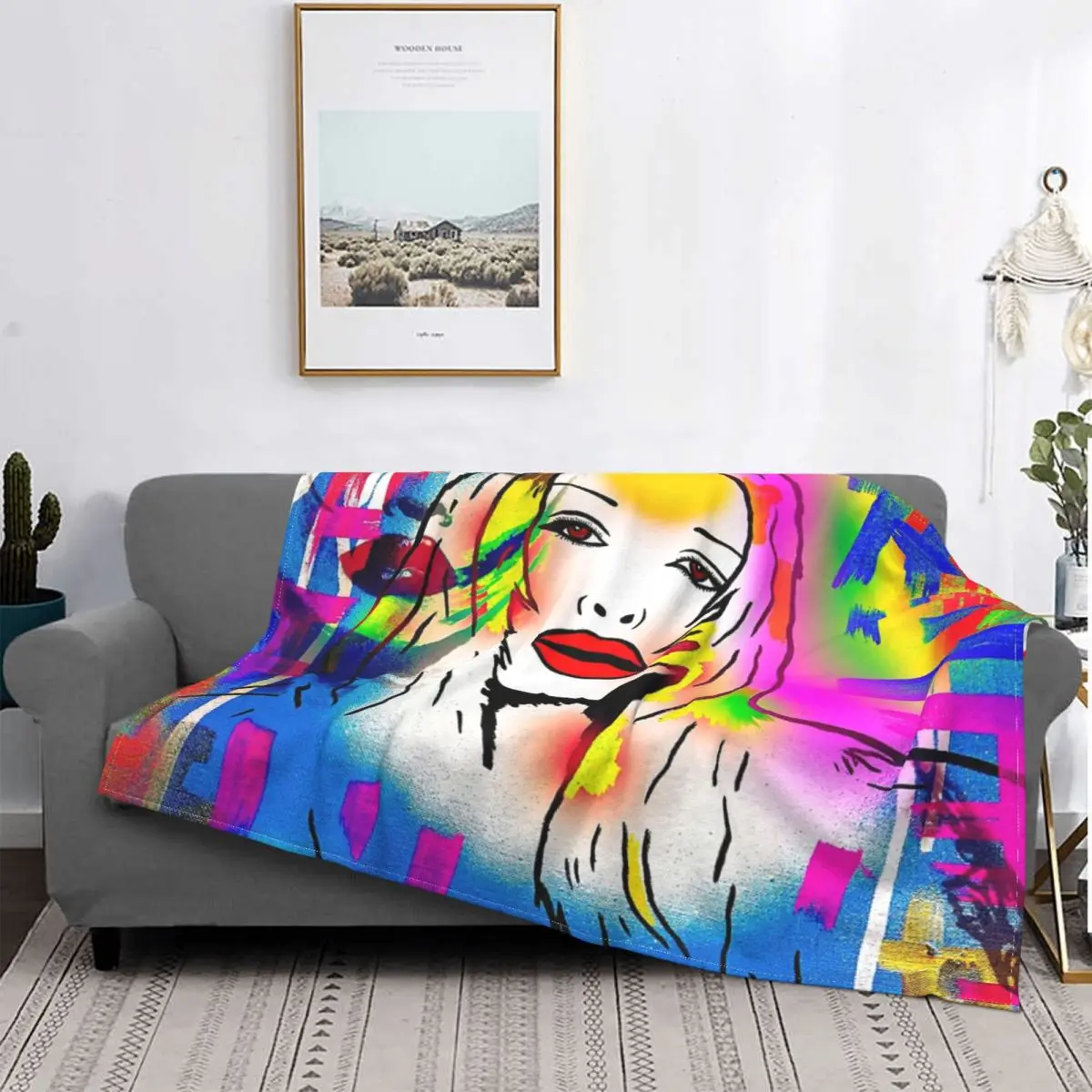 

Pete Burns Collection Merchandise By Blanket Bedspread On The Bed Plush Blanket With Picture Hairy Winter Bed Covers